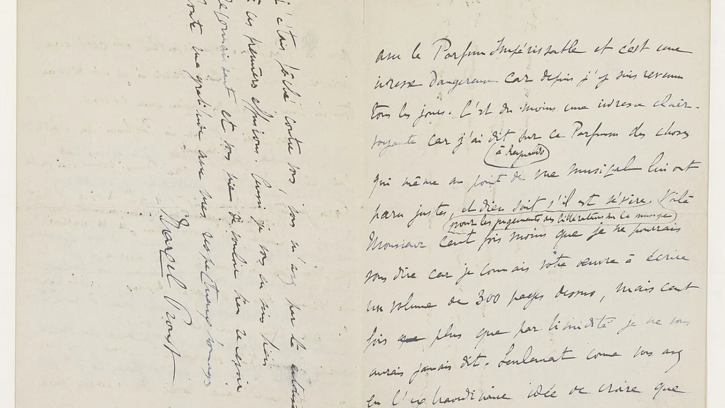 Manuscritos, cartas y cuadernos de un archivo literario examinados en una biblioteca